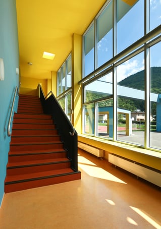 colorful stairwell